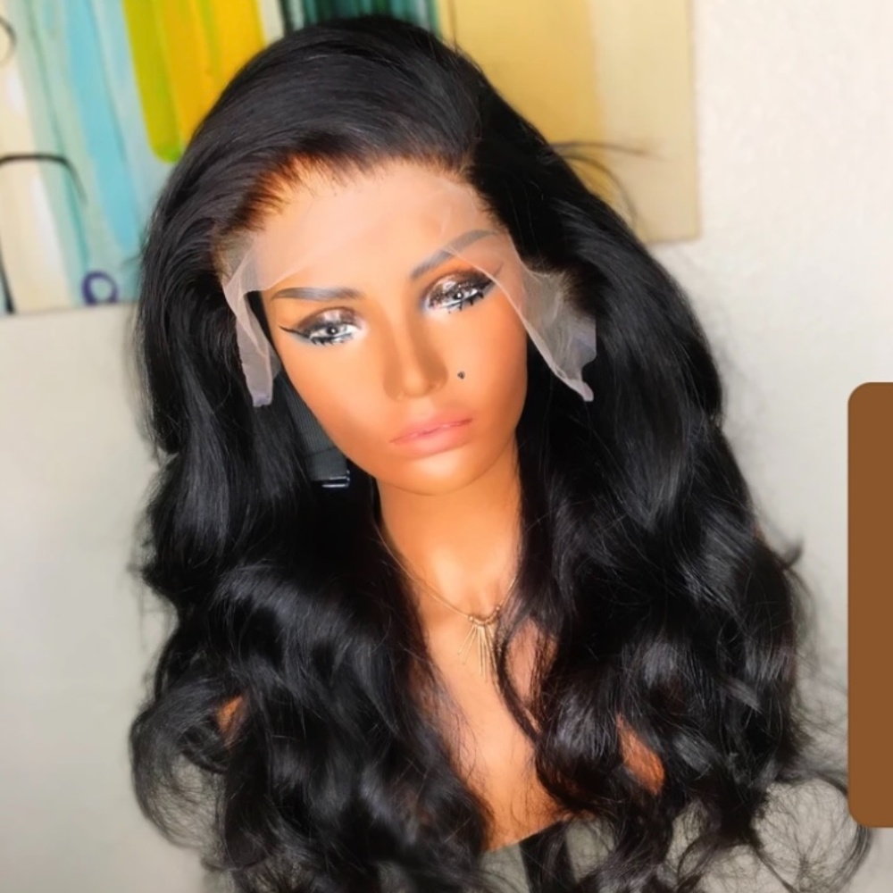 24 inches  lace wig real Cambodian human hair$400